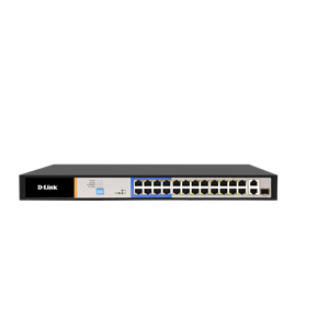 26-PORT POE SWITCH WITH 24 10/100MBPS POE+ PORTS (8 LONG REACH 2